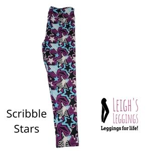 Scribble Stars Leggings